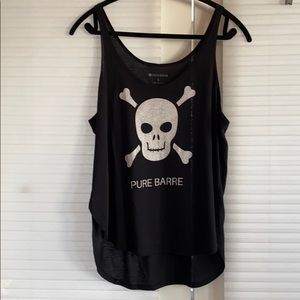 Pure Barre Skull Tank Top SZ Small